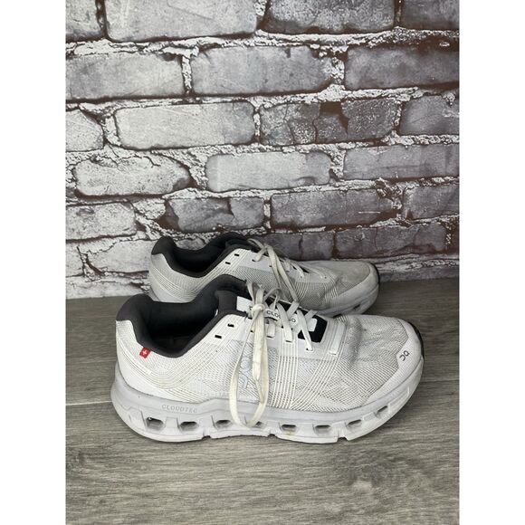 ON CLOUDGO White Glacier Gray Running Shoes Cloud Go Synthetic Women Sz 9M US/40 - Picture 2 of 16